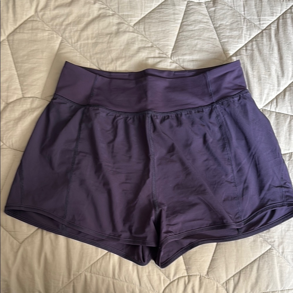 Lululemon High Waisted Purple Shorts